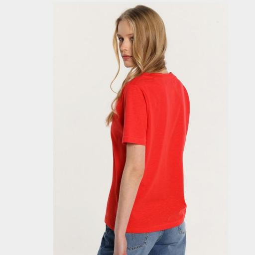 Lois Jeans Camiseta Lily Asees Roja 138173 [2]