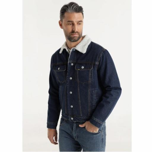 Lois Jeans Cazadora Tejana con Borreguillo Manuel Kairo 143422 [1]