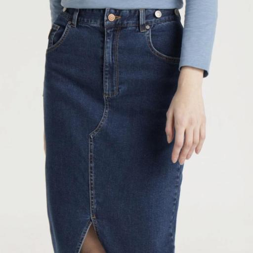 Lois Jeans Falda Larga Tejana Maryna Capri 143490 [3]