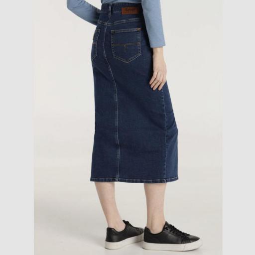 Lois Jeans Falda Larga Tejana Maryna Capri 143490 [2]