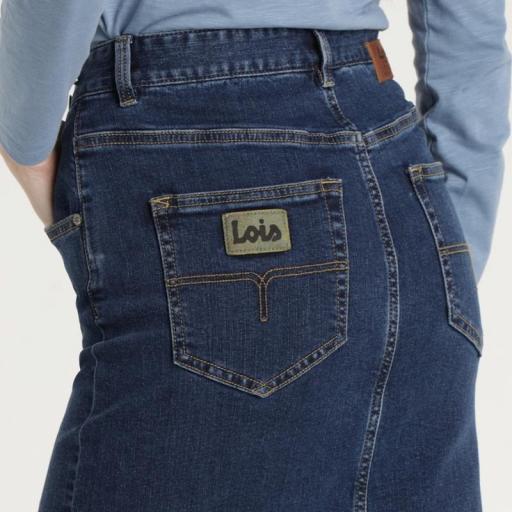 Lois Jeans Falda Larga Tejana Maryna Capri 143490 [1]