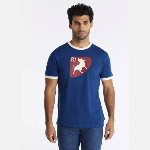 Lois Jeans Camiseta Michel Canary Azul 143312