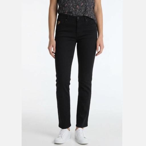 Lois Jeans Pantalón Vaquero Recto Negro Monic Elab 146947 [0]