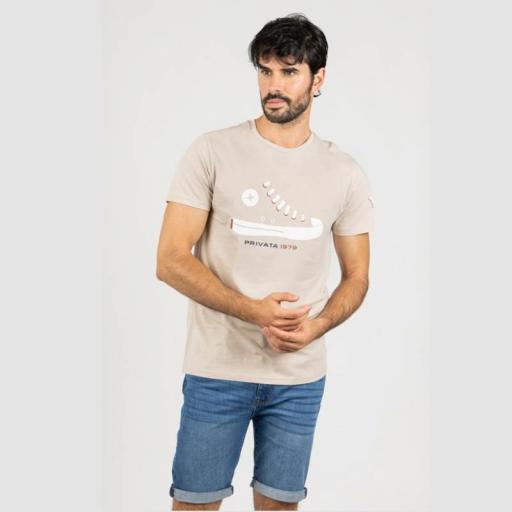 Privata Camiseta Manga Corta Zapatilla PRI25665
