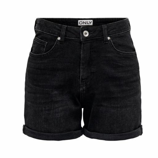 Only Shorts Denim Josephine stretch Washed Black 15321381 [1]