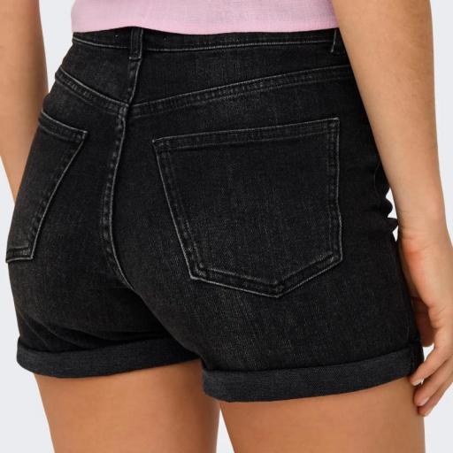 Only Shorts Denim Josephine stretch Washed Black 15321381 [5]