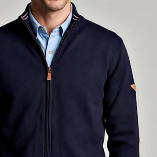 Privata Chaqueta de punto con cremallera PRI2857MARINO [1]