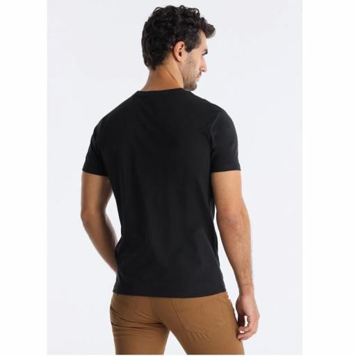 Lois Jeans Camiseta Raúl Choco Negra 143260 [1]