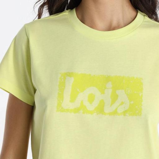 Lois Jeans Camiseta Romina Abbey Lima 145336 [1]