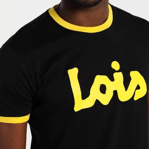 Lois Jeans Camiseta Rib Contrastes Logo Starsky Pong 156853092 499 [2]