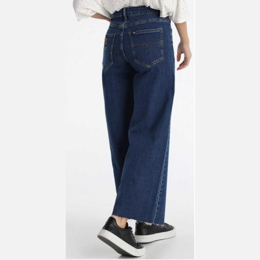 Lois Jeans Pantalón Vaquero Straigth Wide Crop Valeria Luca 