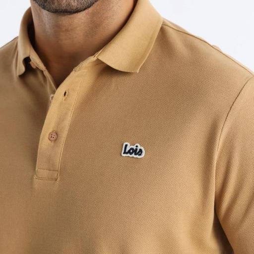 Lois Jeans Polo Water Marrón 143199 [1]