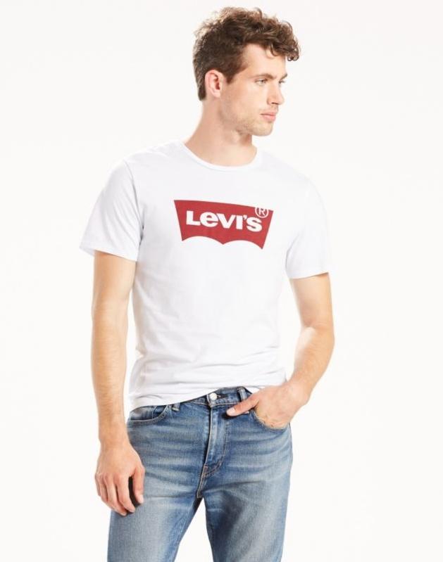 Levi's Standard Housemark Tee White 177830140 Camiseta Hombre