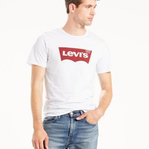 Levi's Standard Housemark Tee White 177830140 Camiseta Hombre