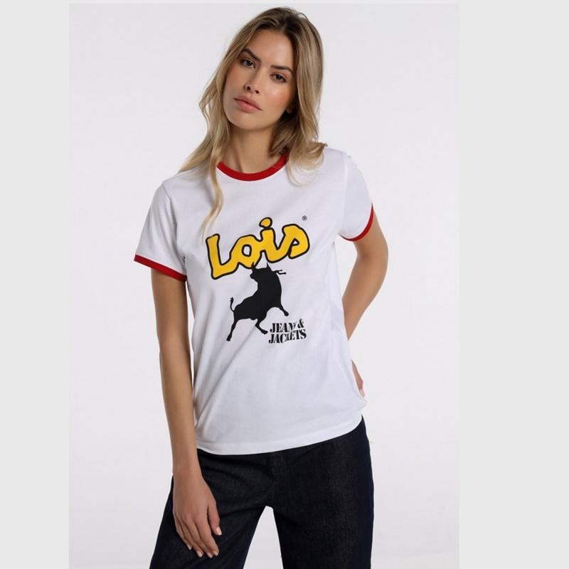 Lois Jeans Camiseta Mujer Janis Ari 131235 501