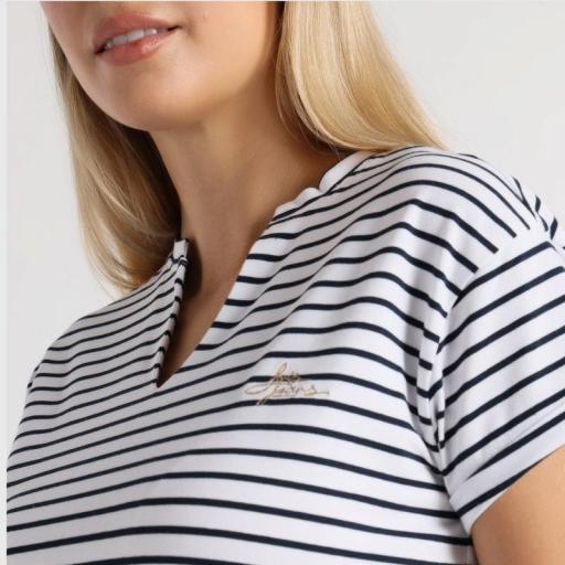 Lois Jeans Mujer Camiseta Branca Rachel 142017 [2]