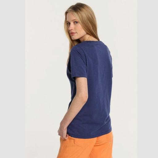 Lois Jeans Camiseta Lily Asees Azul 138175 [2]