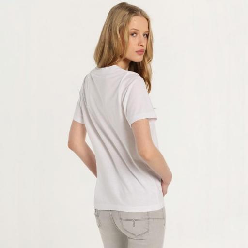 Lois Jeans Camiseta Lily Asees Blanca 138170 [2]