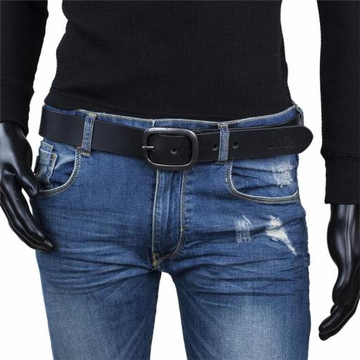 Lois Jeans Cinturón unisex piel 49802-13 negro. [1]