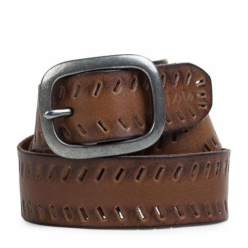 Lois Jeans Cinturón Troquelado marrón 501005-02 [0]