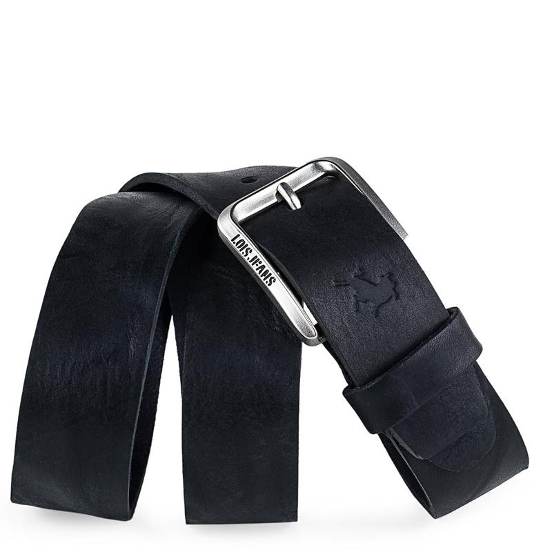 Lois Jeans Cinturón Logo Grabado 501013 negro