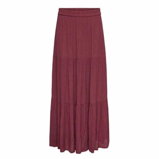 Only Falda Larga Onlmikka Oxblood Red 15324808 [3]