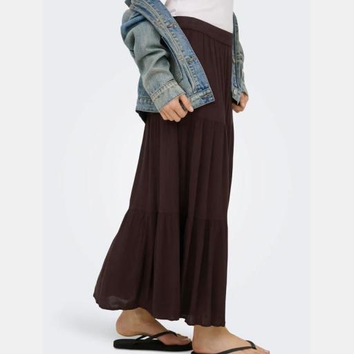 Only Falda Larga Onlmikka Black Coffee 15324808 [3]