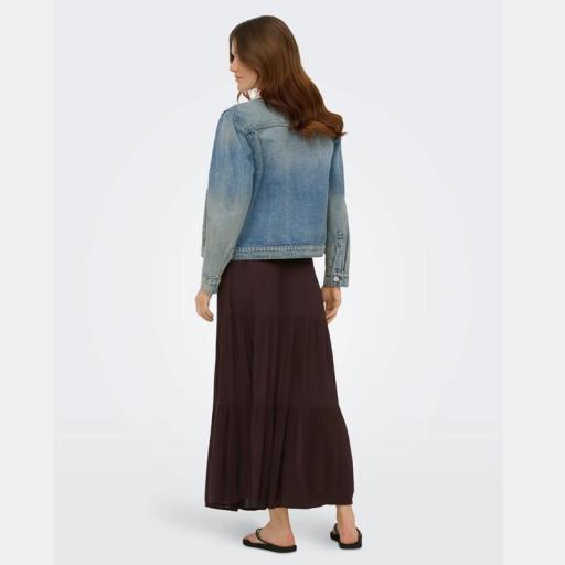 Only Falda Larga Onlmikka Black Coffee 15324808 [2]