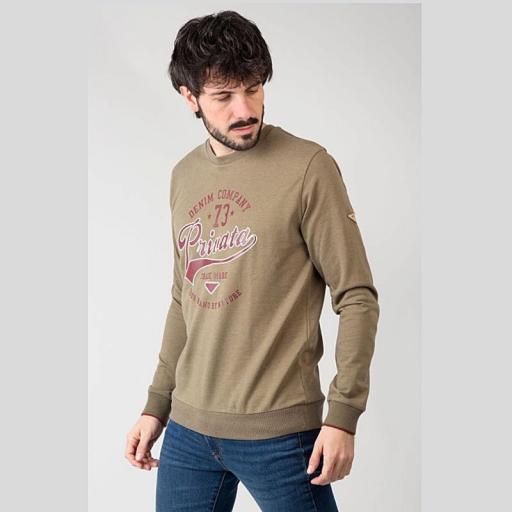 Privata Sudadera Hombre Verde Caqui 2720 [0]