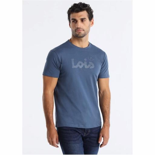 Lois Jeans Camiseta Romeo Perfecto Azul 143293 [0]