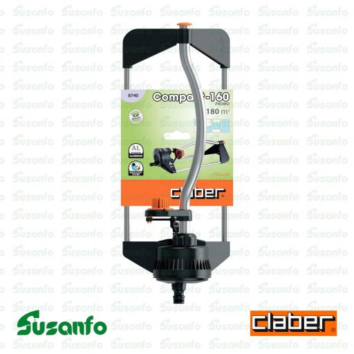 Aspersor oscilante Claber Compact 160 Promo 8740 para jardín hasta 180 m² [1]