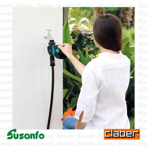 Programador Claber Aquauno Mist 8496 para nebulización y riego automático [1]