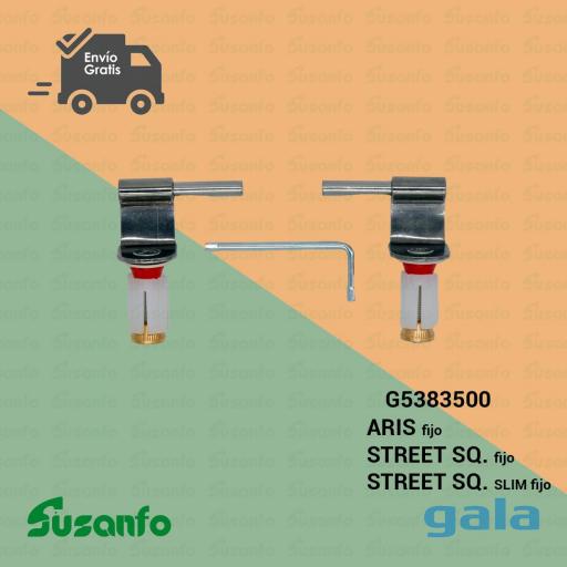 Bisagras asiento fijo Gala Street Square, Slim y Aris - G5383500