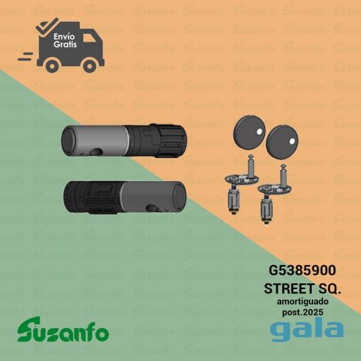 Bisagras amortiguadas Gala Street Square G5385900 originales [0]