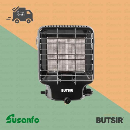 Estufa de gas portátil Butsir Barrachina para bombona azul | piezo + doble seguridad [1]