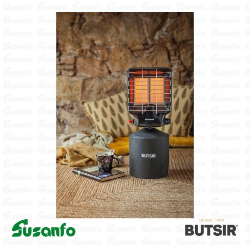 Funda protectora para botella de gas Butsir 2,8 kg – polipiel negra [2]