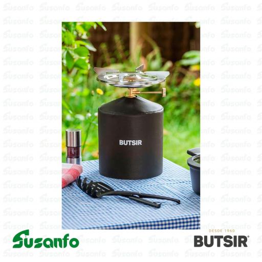 Funda protectora para botella de gas Butsir 2,8 kg – polipiel negra [3]