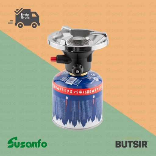 Hornillo gas Butsir Cook B-500 | rosca 7/16 camping y montaña [1]