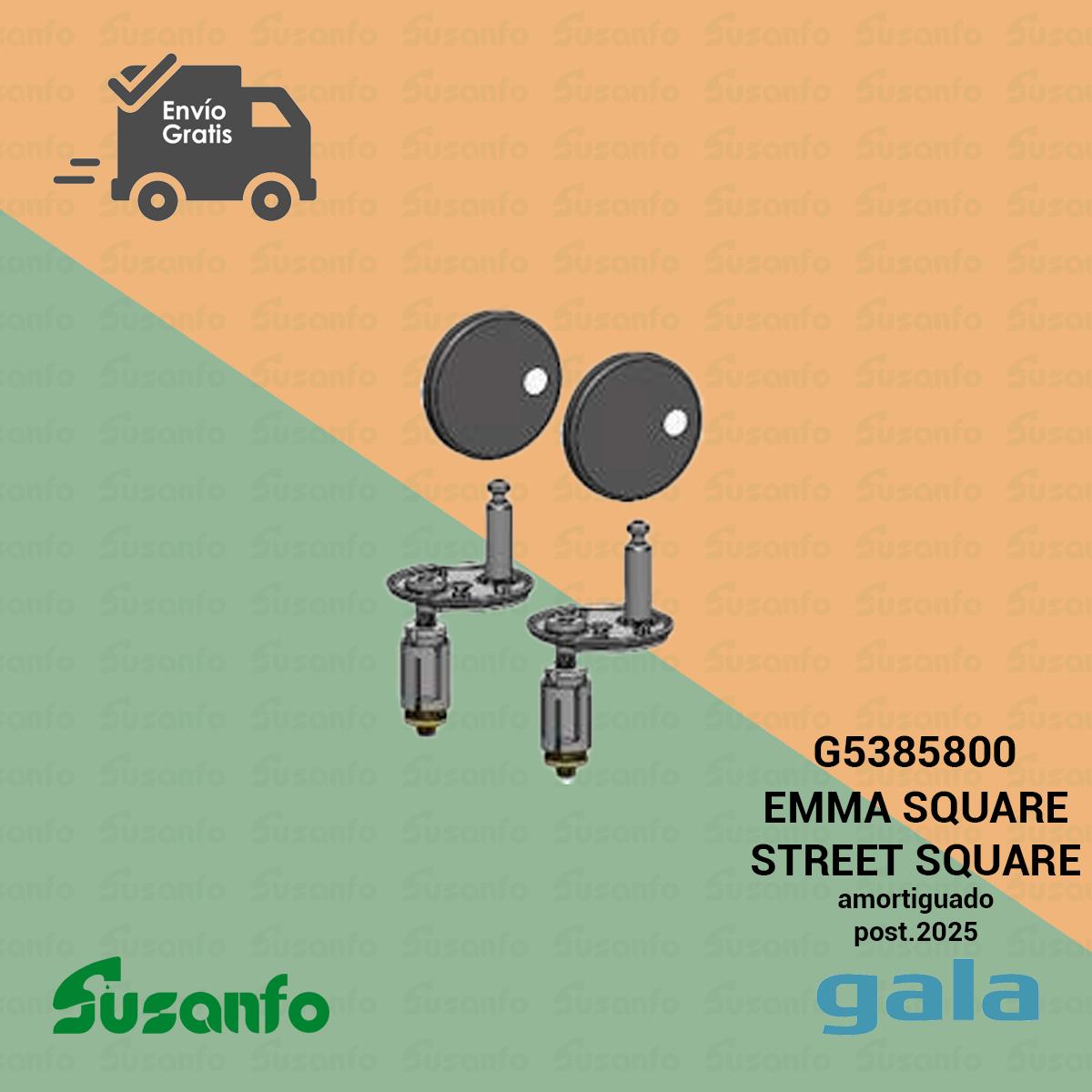 Juego fijación bisagras Gala G5385800 – Street Square y Emma Square