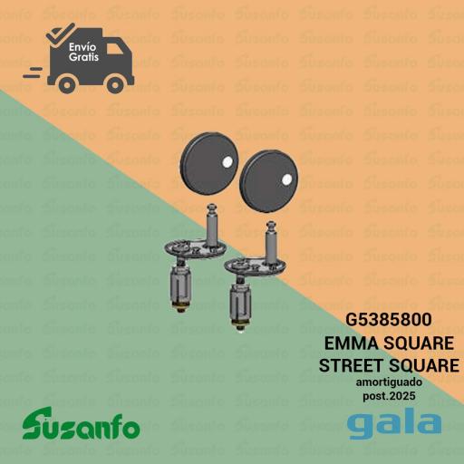 Juego fijación bisagras Gala G5385800 – Street Square y Emma Square [0]