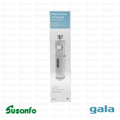 Mecanismo de descarga Gala universal doble Plus D8 para cisternas Ø40 mm – Ref. G5041200 [1]
