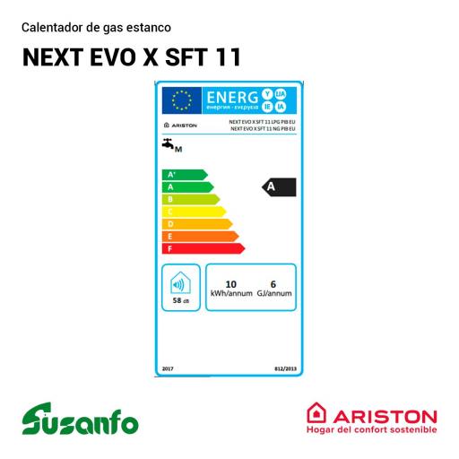 Calentador estanco Ariston Next Evo X SFT 11 - Gas Natural [3]