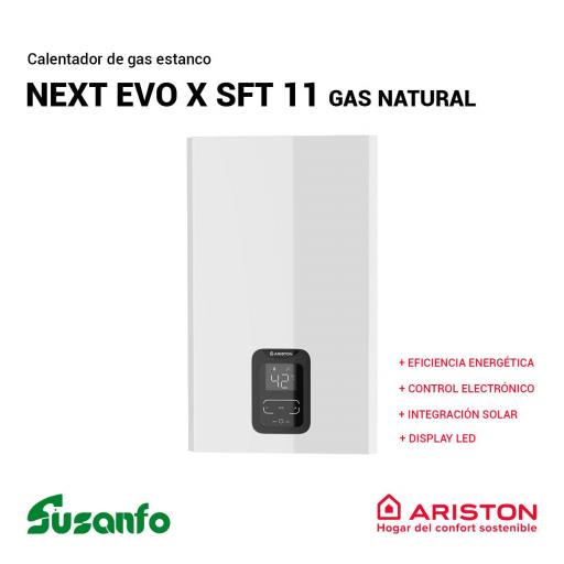 Calentador estanco Ariston Next Evo X SFT 11 - Gas Natural