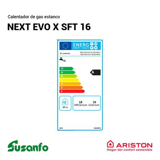 Calentador estanco Ariston Next Evo X SFT 16 - Gas Natural [3]