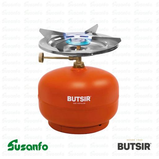 Fogón Butsir Destroyer - Botella Naranja | Cocina portátil de alta potencia para exteriores