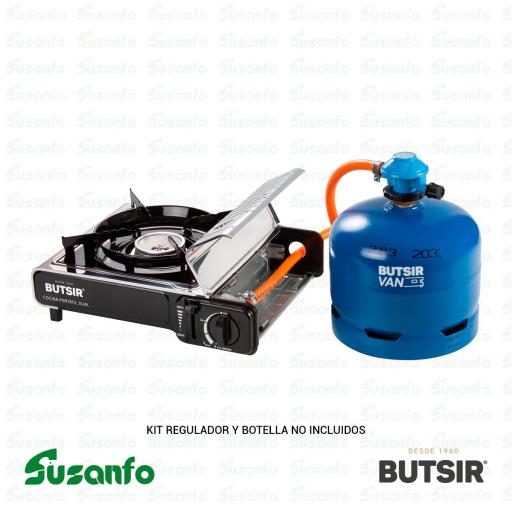 Cocina Butsir MS-2000 DUAL + 4 Cartuchos B-250 Incluidos [3]