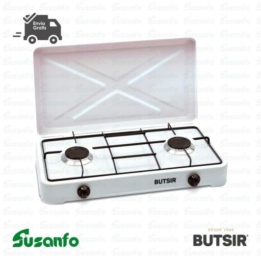 Cocina Magna BUTSIR | Doble Fuego Portátil para Camping