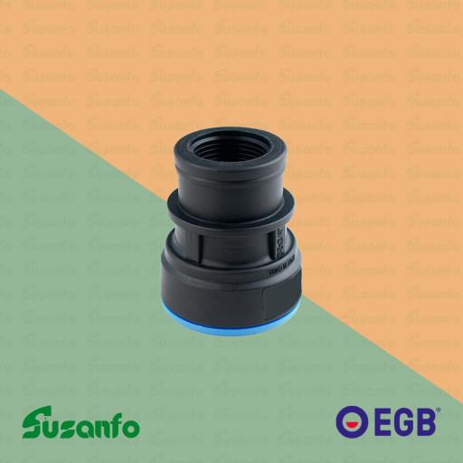 Enlace rosca hembra polietileno PUSH FIT - EGB Irriplast