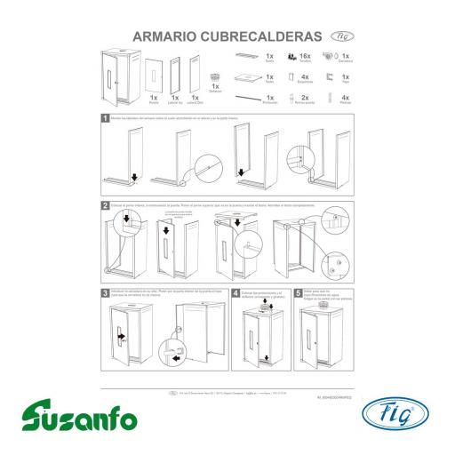 Armario cubre calentador 80 x 48 x 30 [3]