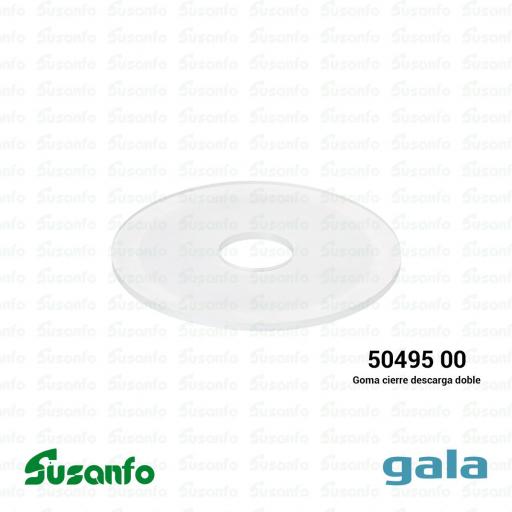 Goma cierre descarga doble ø16x66 Roca-Gala - D1D|D2D|D4D|50492|50355| - 50495 00